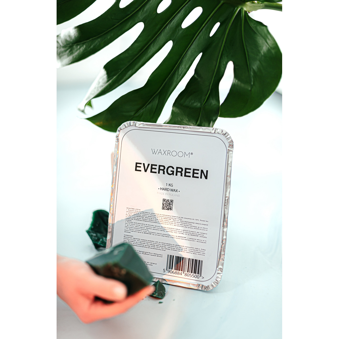 EVERGREEN - 1 KG - twardy wosk do depilacji