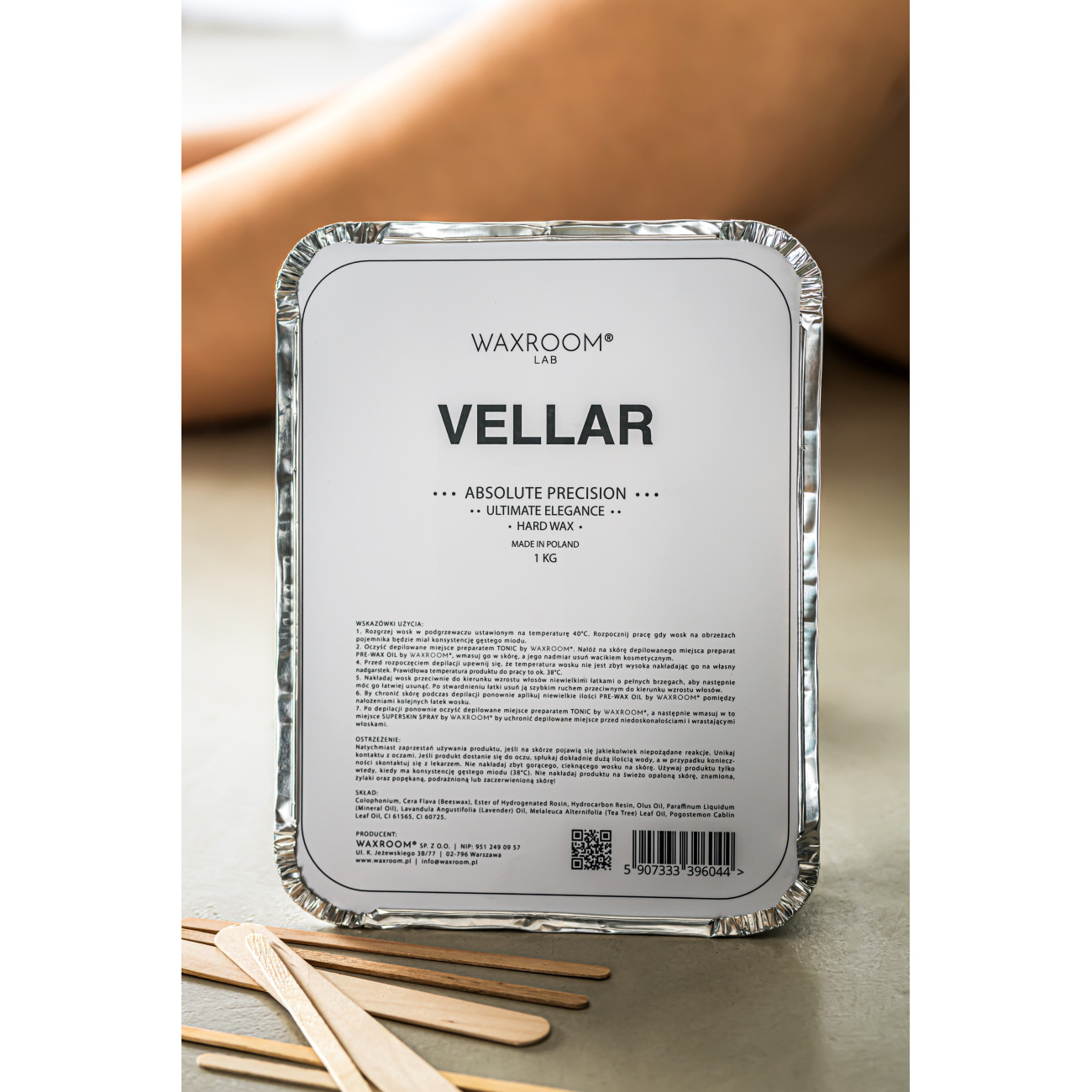 VELLAR - wosk twardy do depilacji - 1 KG